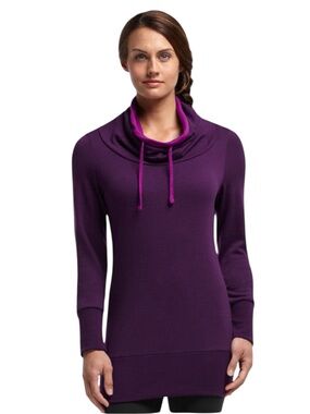 Icebreaker Boreal Long Sleeve Cowl Sweater size S
